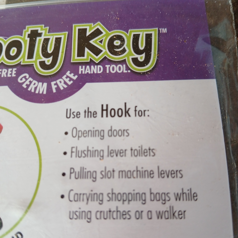 Original KOOTY KEY No-Touch Tool Set BLACK GERM Gag Gift Festival Gear Stocking - Picture 8 of 10